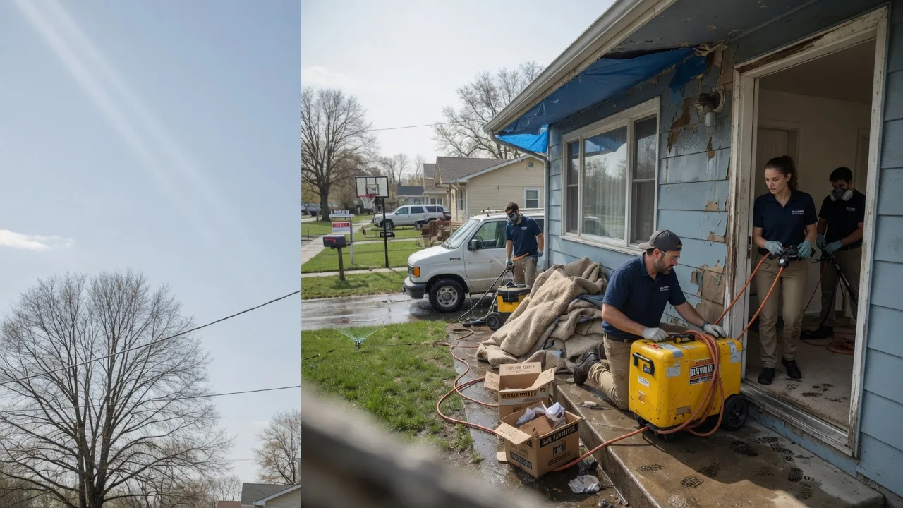 Basement Flood Cleanup in East Smithfield, PA near me